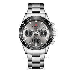 NAVIFORCE NF-9193M Silver Ring Black Stainless Steel