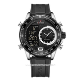 NAVIFORCE NF-9199M Digital Analog Black Rubber Strap
