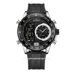 NAVIFORCE NF-9199M Digital Analog Black Rubber Strap