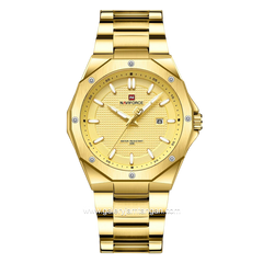 NAVIFORCE NF-9200M Gold Stainless Steel Strap