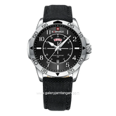 NAVIFORCE NF-9204M Dial Silver Kanvas Strap
