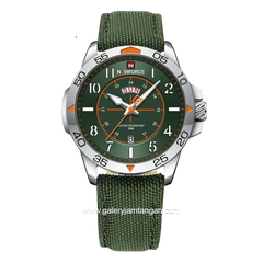 NAVIFORCE NF-9204M Dial Silver Kanvas Strap