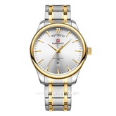 NAVIFORCE NF-9213M Combination Silver Gold Stainless Steel