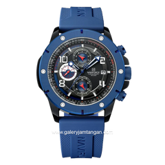 NAVIFORCE NF-8034M Ring Blue Chronograph Rubber Strap