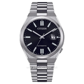 CITIZEN TSUYOSA NJ0150-81E Silver Dial Hitam Automatic Stainless Steel
