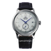 ORIENT BAMBINO VERSION 2 RA-AP0104S30B Automatic Black Silver Dial White Leather Strap