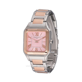 Pierre Cardin MENILMONTANT CARRE CF.1011.MU.1 Silver Rosegold Dial pInk Stainless Steel
