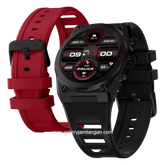 POLICE MY.AVATAR.2 PEIUN00003X2 Smartwatch Black Red Silicone + Extra Strap