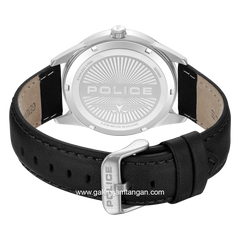POLICE STYLESHIFT PEWGB0092601 Black Silver Leather Strap