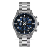 POLICE PEWGK0053901 SOUL Watch Silver Dial Blue Stainless Steel