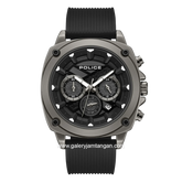 POLICE BOLT PEWGO2240201 Chronograph Black Silicone Strap