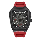 POLICE PEWGQ0056803 TOUGH GEAR Black Red Rubber Strap