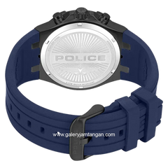 POLICE PEWGQ0082001 Chronograph Blue Black Rubber Strap