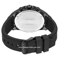 POLICE PEWJQ2204110M Black Rosegold Rubber Strap