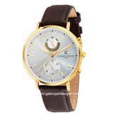 PIERRE CARDIN BONNE NOUVELLE M-CBN.3059 Brown Gold Leather Strap