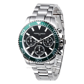 PIERRE CARDIN NATION POSH MEN CNI.0006 Silver Dial Black Stainless Steel