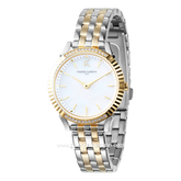 PIERRE CARDIN PIGALLE S CPI.2581 Silver Gold Dial White