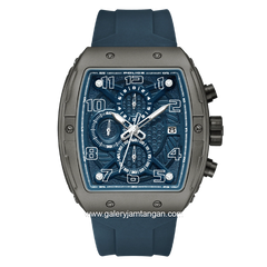 POLICE PEWGO0063102 Navy Grey Silicone Strap