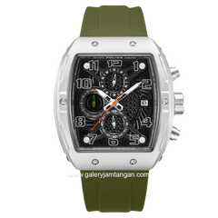 POLICE PEWGO0063104 Green Silicone Strap