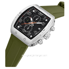 POLICE PEWGO0063104 Green Silicone Strap