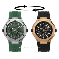 POLICE PEWGQ0081902 Dual Watch Silicone Strap