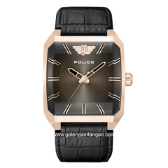 POLICE PEWJA0006002 OMAIO Black Rosegold Leather