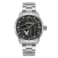 POLICE PEWJG2227302 Silver Dial Black Stainless Steel