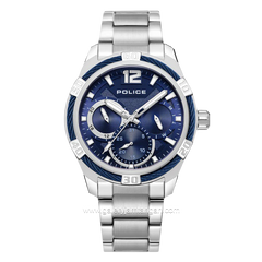 POLICE PEWJK0005301 Silver Dial Blue Stainless Steel