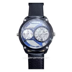 POLICE PL.15268JSB/03 Black Dial Blue Leather Strap