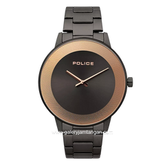 POLICE PL.15386JSU/61M Grey Rosegold Stainless Steel