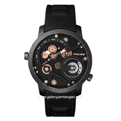 POLICE PL.15471JSB/02 KINGSBRIDGE Full Black Leather