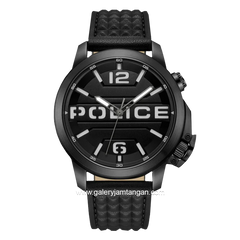 POLICE PWJD0021701 Full Black Leather Strap
