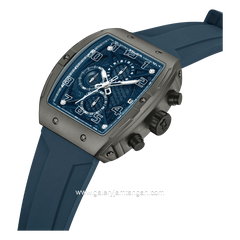 POLICE PEWGO0063102 Navy Grey Silicone Strap