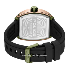 POLICE PEWGQ0063003 Black Green Ruber Strap