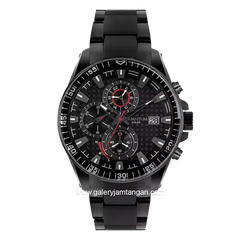 QUANTUM ADG725.060 Full Black Chronograph Stainless Steel