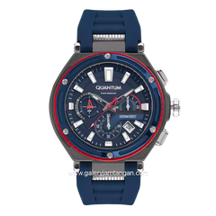 QUANTUM HNG1010.099 Navy Rubber Strap