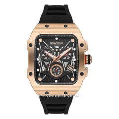 QUANTUM HNG1080.451 Black Silicone Strap