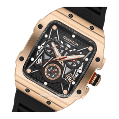 QUANTUM HNG1080.451 Black Silicone Strap