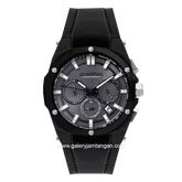 QUANTUM HNG905.661 Full Black Rubber Strap