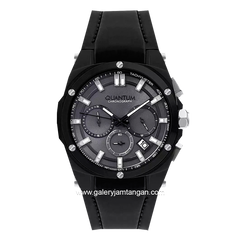 QUANTUM HNG905.661 Full Black Rubber Strap