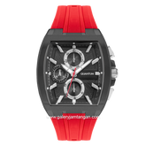 QUANTUM HNG997.068 Red Black Multifunction Rubber Strap