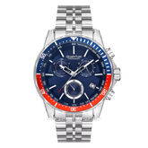 QUANTUM PWG1036.390 Silver Dial Blue Stainless Steel