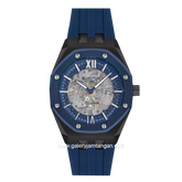 QUANTUM QMG1074.699 Automatic Blue Black Rubber Strap