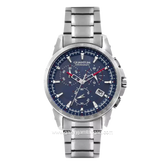 QUANTUM TTG859.090 Silver Dial Blue Chronograph Stainless Steel