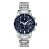 QUANTUM TTG918.090 Silver Dial Blue Chronograph Stainless Steel