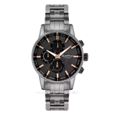 QUANTUM TTG918.360 Silver Dial Black Multifunction Stainless Steel