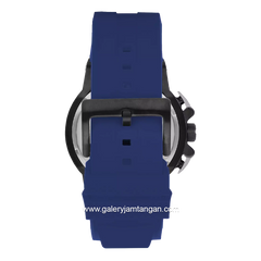 QUANTUM HNG535.659 Blue Black Rubber Strap