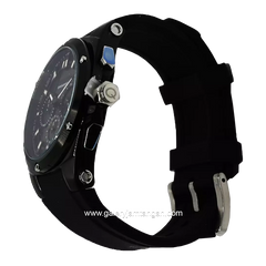 QUANTUM HNG905.661 Full Black Rubber Strap