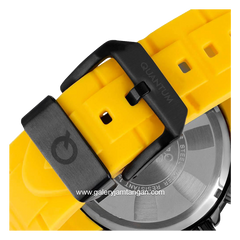 QUANTUM PWG714.654 Yellow Black Chronograph Rubber
