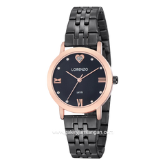 LORENZO R 7123 L Black Rosegold Stainless Steel